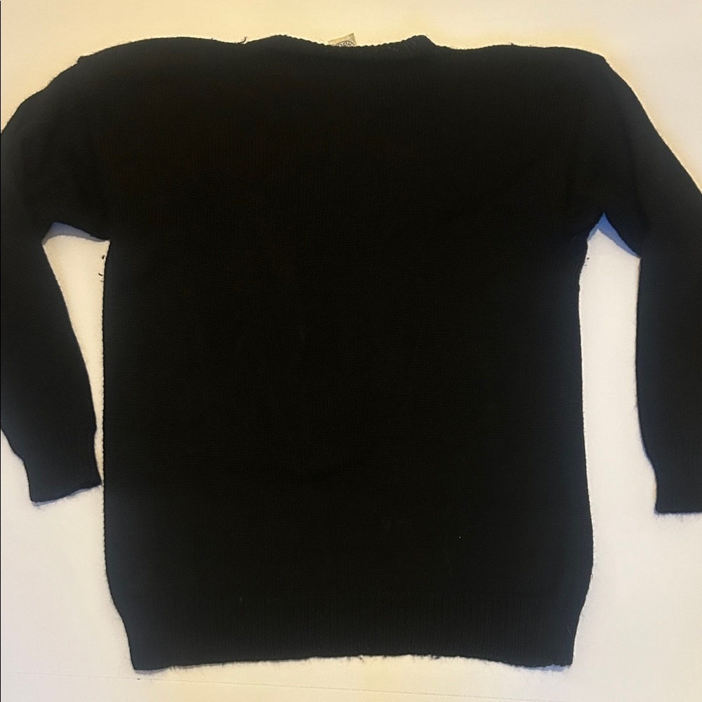 Floral Black Sweater - Picture 6 of 7